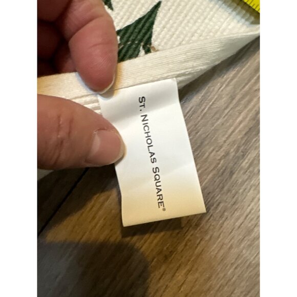 Set Of 2 St. Nicholas Square Cotton Festive Moose & Tree Placemats - Picture 5 of 12